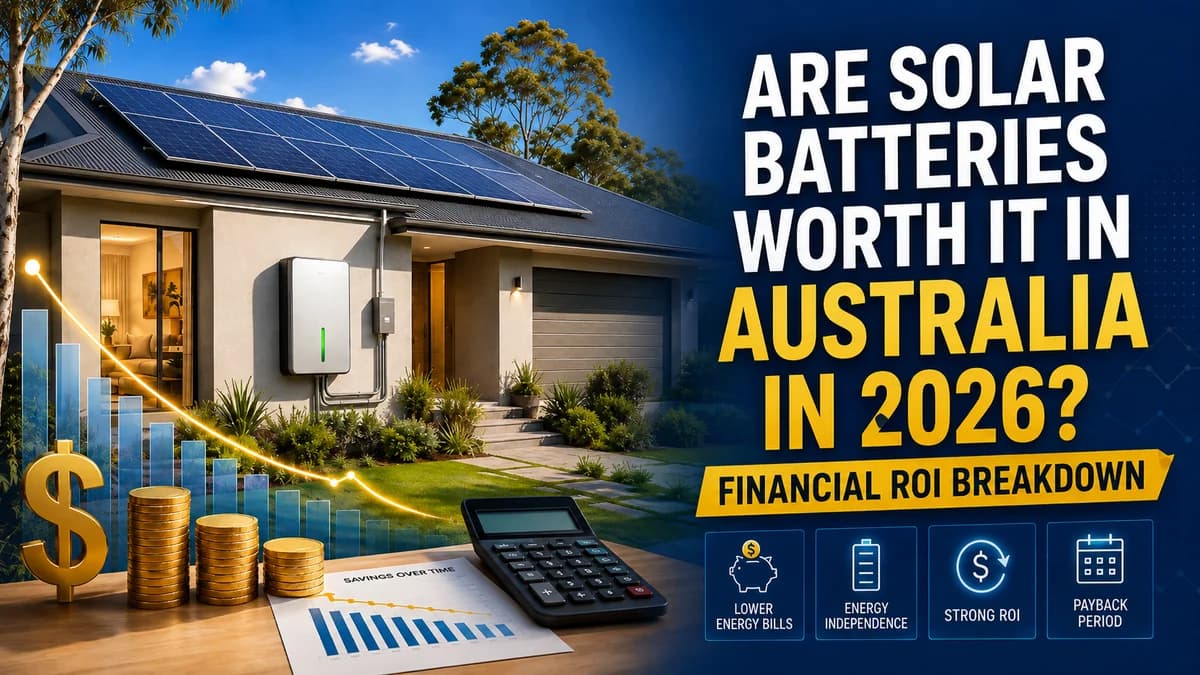 Are Solar Batteries Worth It in 2026? Financial ROI & Payback Guide | Kratos