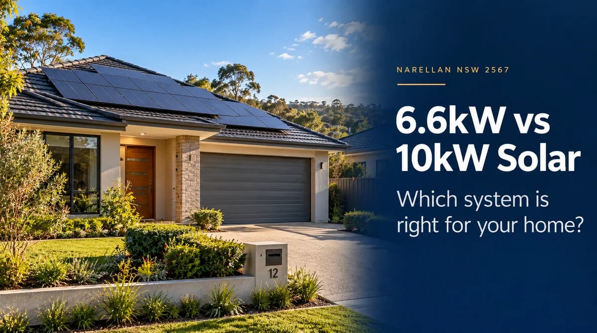 6.6kW vs 10kW Solar Narellan NSW | Kratos Energy