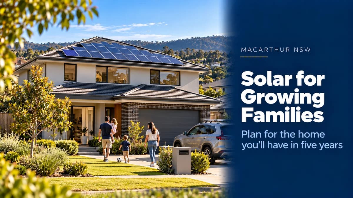 Family Solar System Macarthur: Plan for Future Energy Use