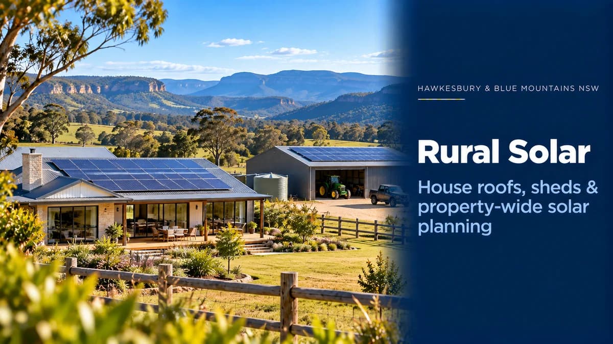 Rural Solar Hawkesbury & Blue Mountains: Property Guide