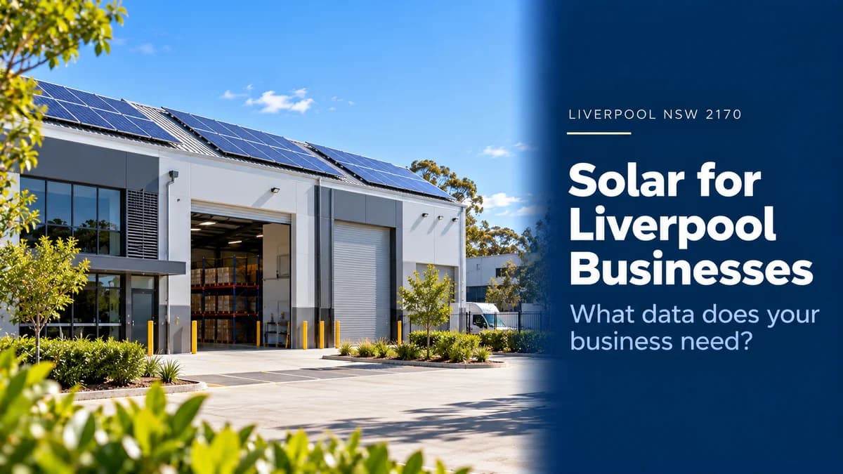 Commercial Solar Assessment Liverpool NSW
