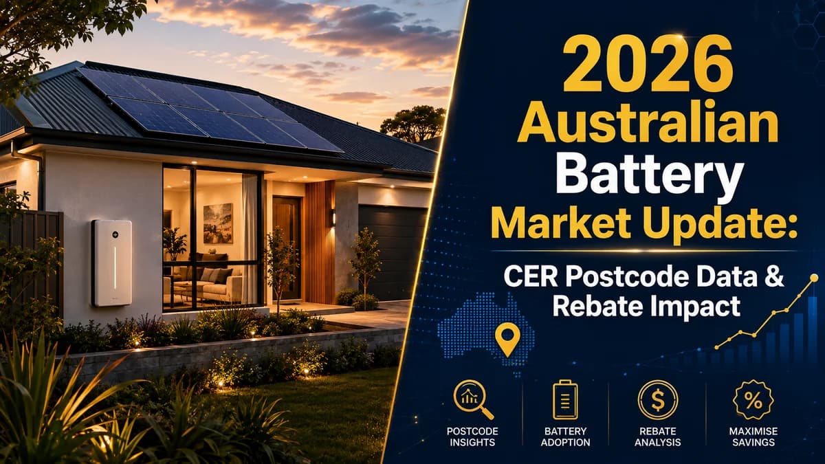 2026 Battery Market Update: CER Postcode Data & Rebate Impact | Kratos Energy