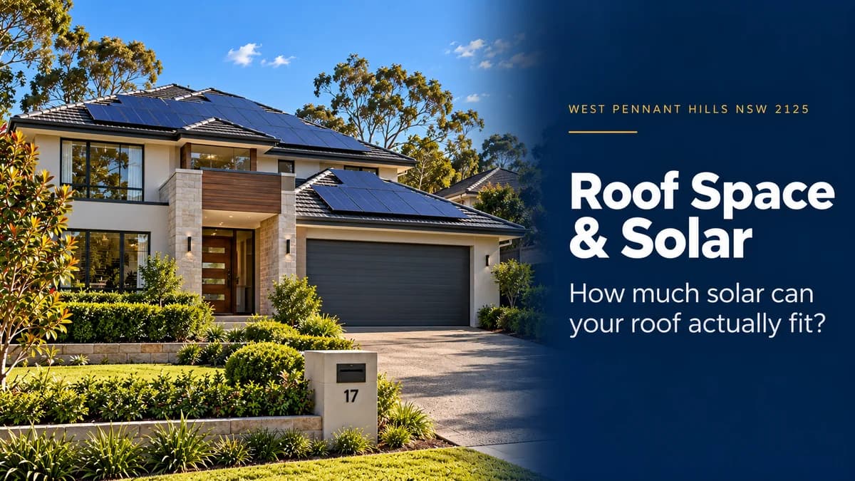 Solar Roof Space West Pennant Hills: How Many Panels Fit?