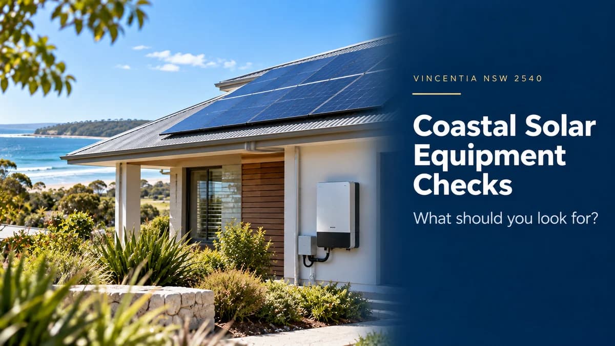 Coastal Solar Panels Vincentia: Equipment Checklist