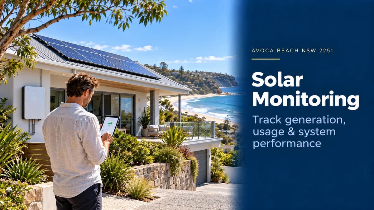 Solar Monitoring Avoca Beach: What Should You Track?