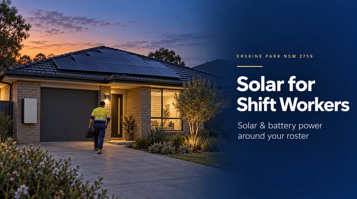 Solar for Shift Workers in Erskine Park
