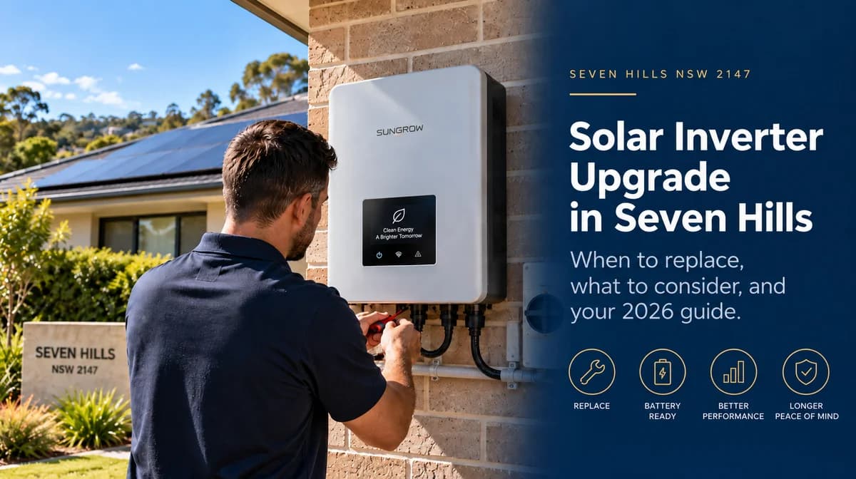 Solar Inverter Upgrade Seven Hills: 2026 Replacement Guide | Kratos Energy