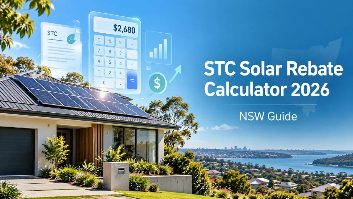 STC Solar Rebate Calculator NSW 2026
