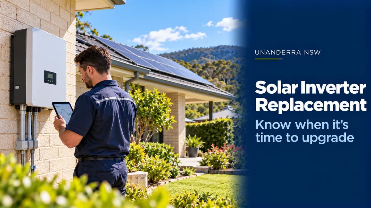Old Solar Inverter in Unanderra? Repair, Replace or Go Hybrid