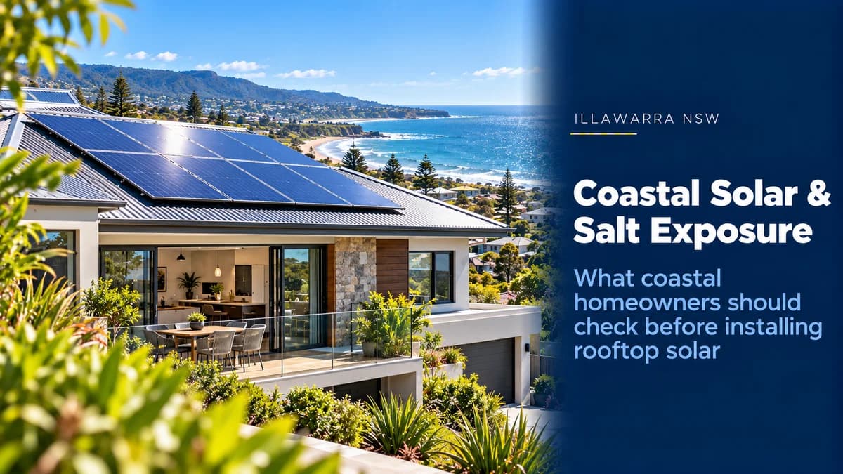 Coastal Solar Illawarra: Salt & Corrosion Guide